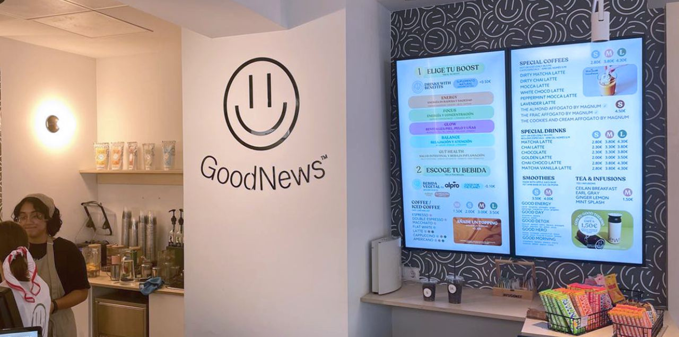 Goodnews Relies On Nsigntv For The Digitization Of Its Points Of Sale